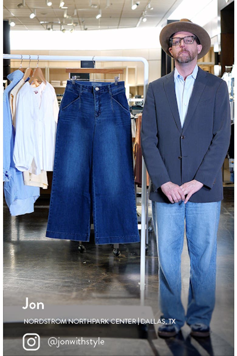 Wyatt Skyrise V-Pocket Ankle Wide Leg Jeans video