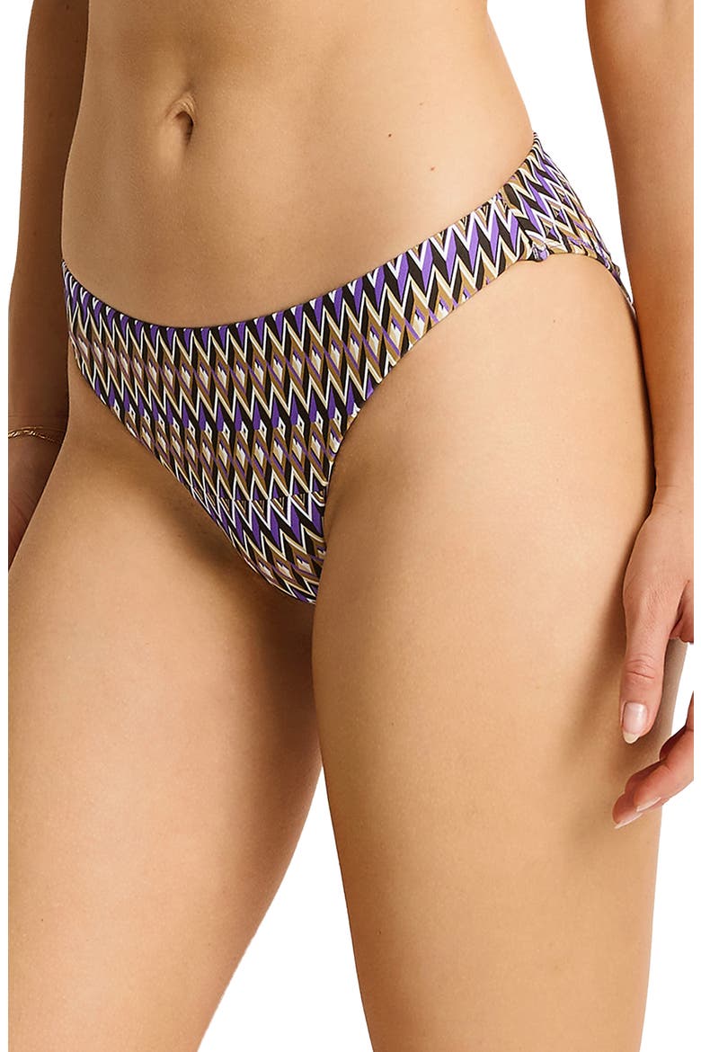 Tessera Bikini Bottoms, Alternate, color, COCOA