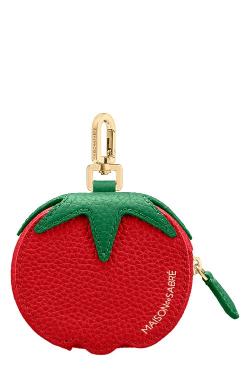 Maison De Sabre The Sabremoji Fruit Coin Purse In Red
