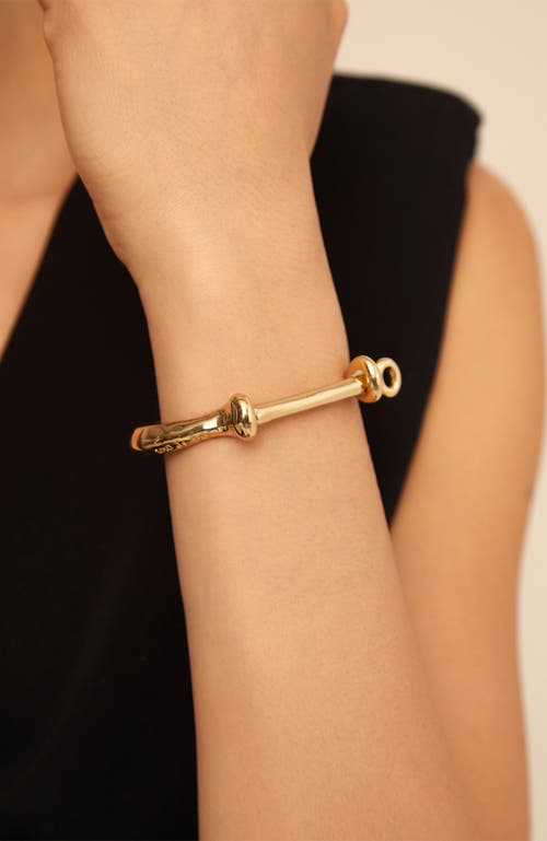 Unode50 18k Gold-plated Bangle Bracelet In Gold