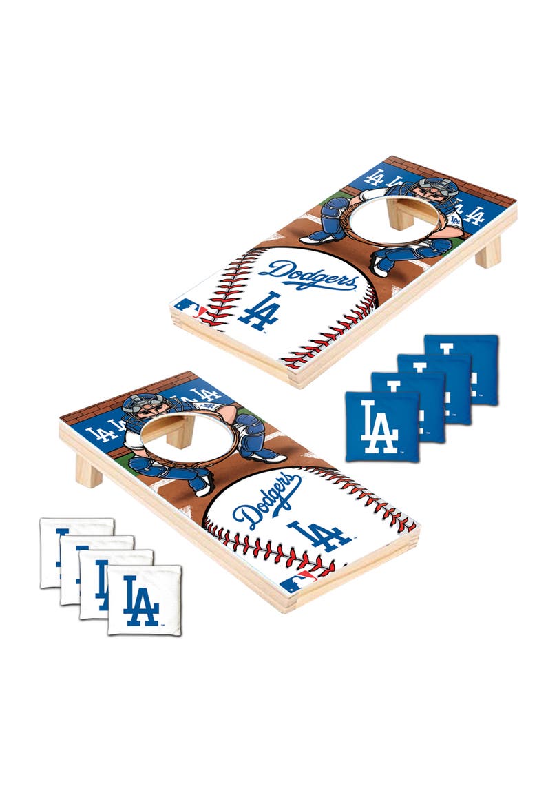 Los Angeles Dodgers Tabletop Cornhole, Alternate, color, Multicolor
