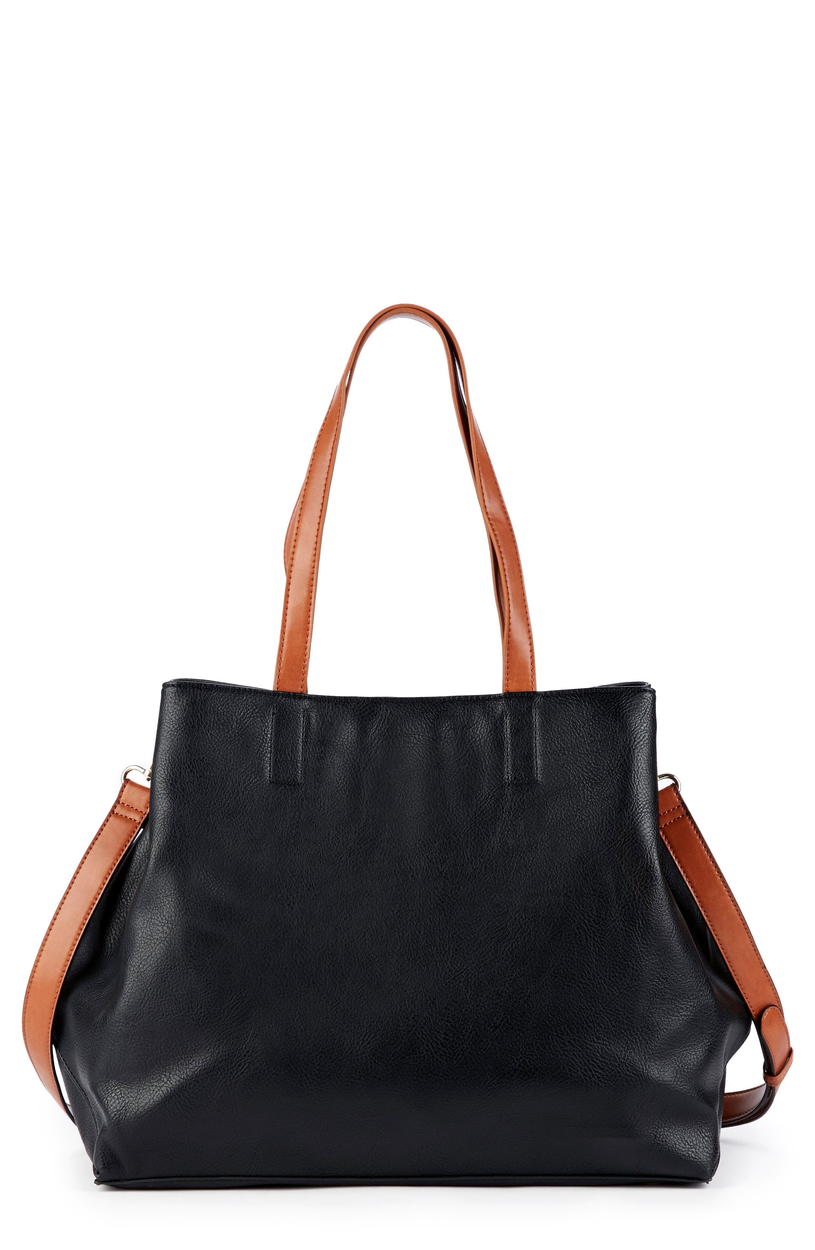 Sole Society Hester Faux Leather Tote, Main, color, 