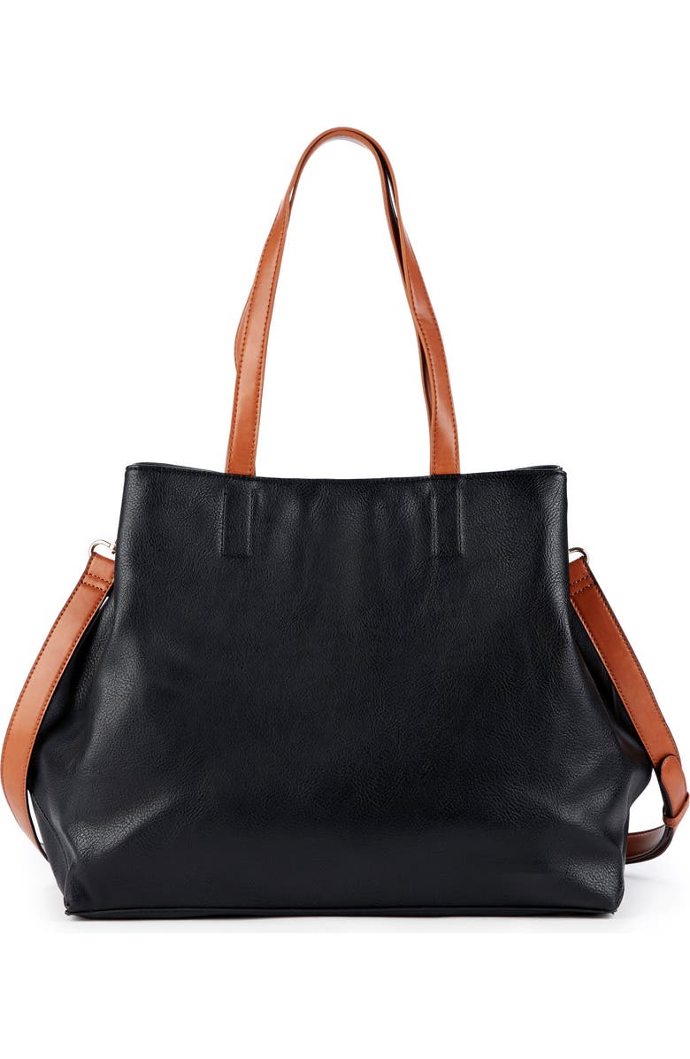 Sole Society Hester Faux Leather Tote, Main, color,