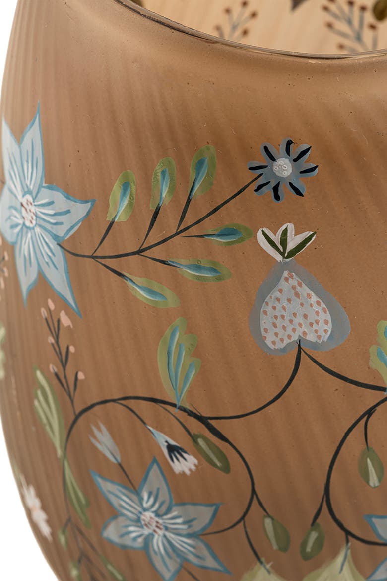Orchid Decorative Bowl, Alternate, color, Brown