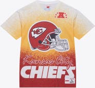Mitchell & Ness Men's Mitchell & Ness White Kansas City Chiefs Team Burst Vintage Logo T-Shirt