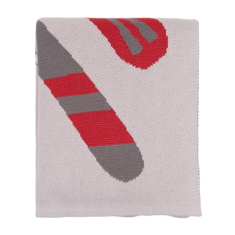 Ski Pattern Indoor and Outdoor Knit Throw Blanket