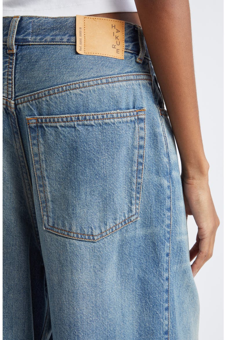 Candy Pleated Wide Leg Jeans, Alternate, color, BLUE TENCEL