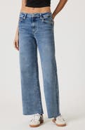 Mavi Jeans Paloma Raw Hem Wide Leg Jeans