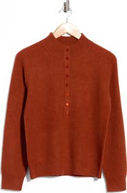 JASON WU Mock Neck Cashmere Sweater