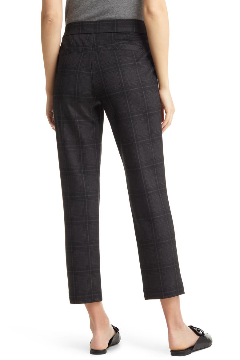 'Ab'Solution High Waist Crop Pants, Alternate, color, CHARCOAL BLACK