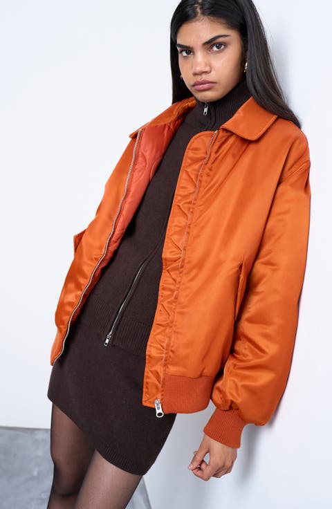 Nylon Bomber Jacket