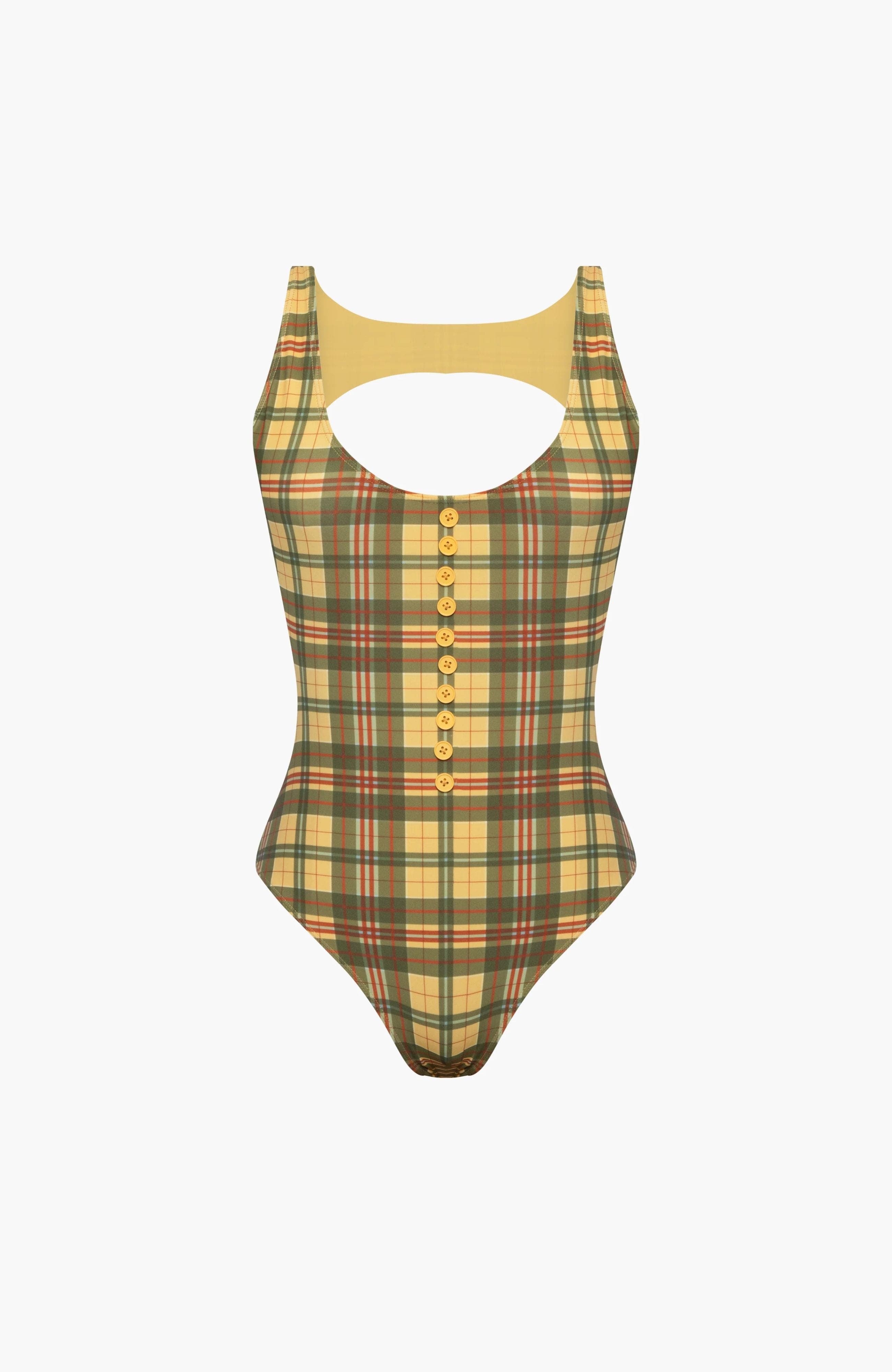 selected Yellow Green Plaid