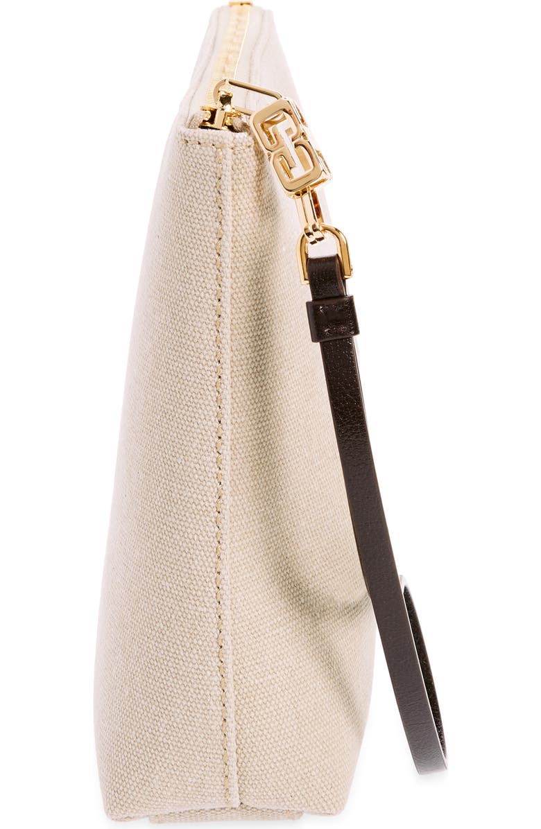 Givenchy Logo Canvas Travel Pouch, Alternate, color,