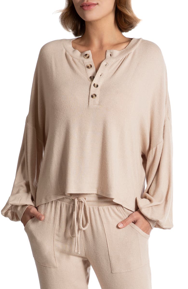 Midnight Bakery Hacci Knit Pajama Top, Main, color, 