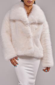 AZALEA WANG Regina Faux Fur Jacket