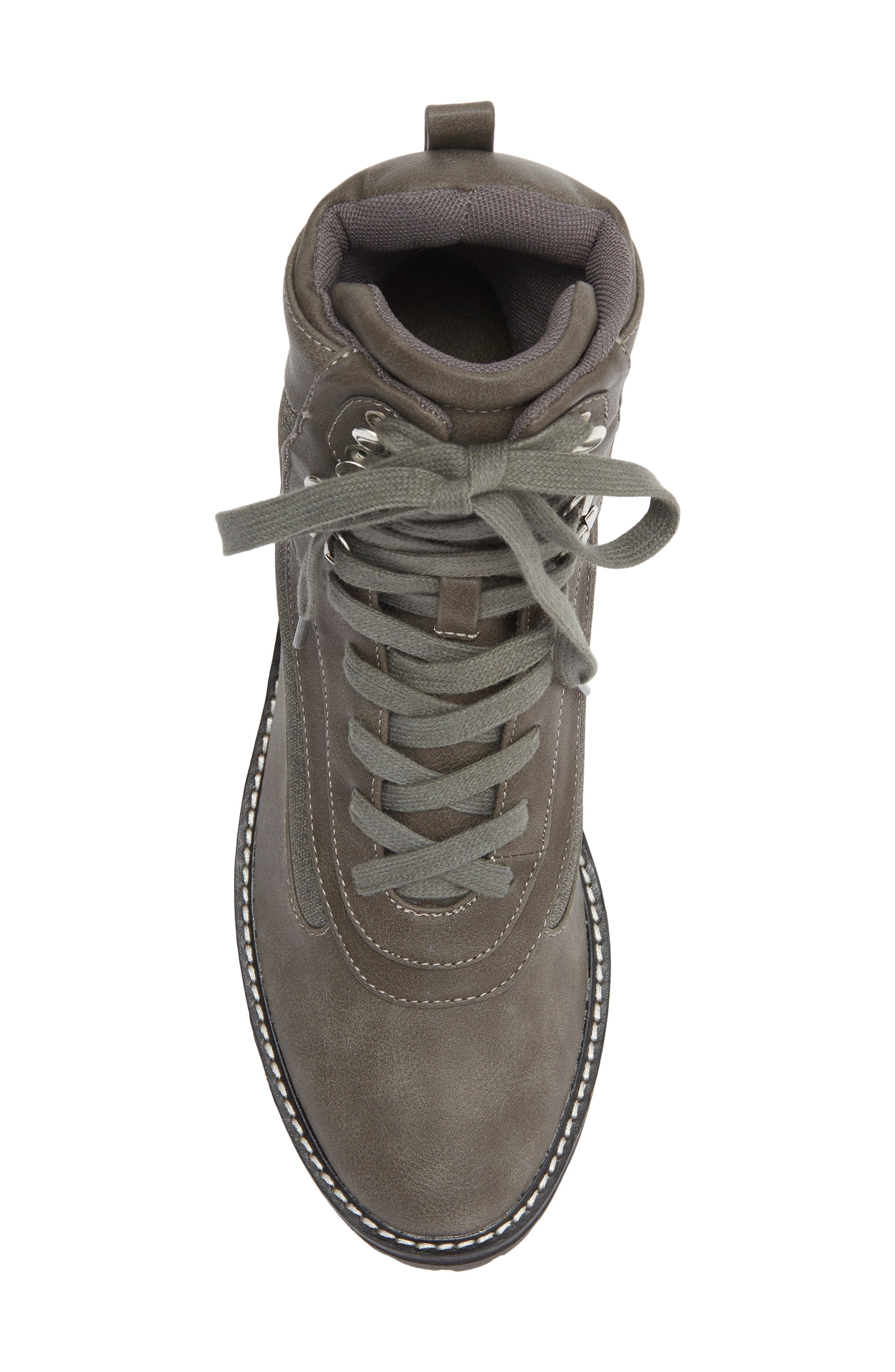 Coconuts by Matisse Summit Hiking Boot, Alternate, color, Charcoal