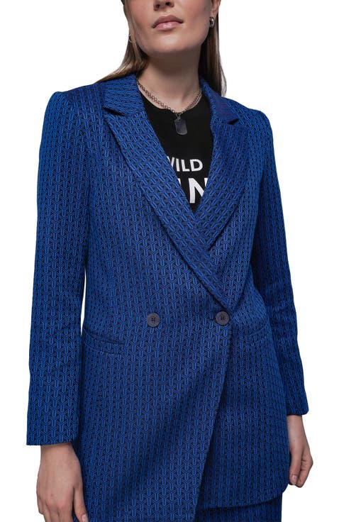 The Empower Jacquard Double Breasted Blazer