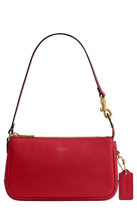 Plaza 18 Natural Grain Leather Shoulder Bag