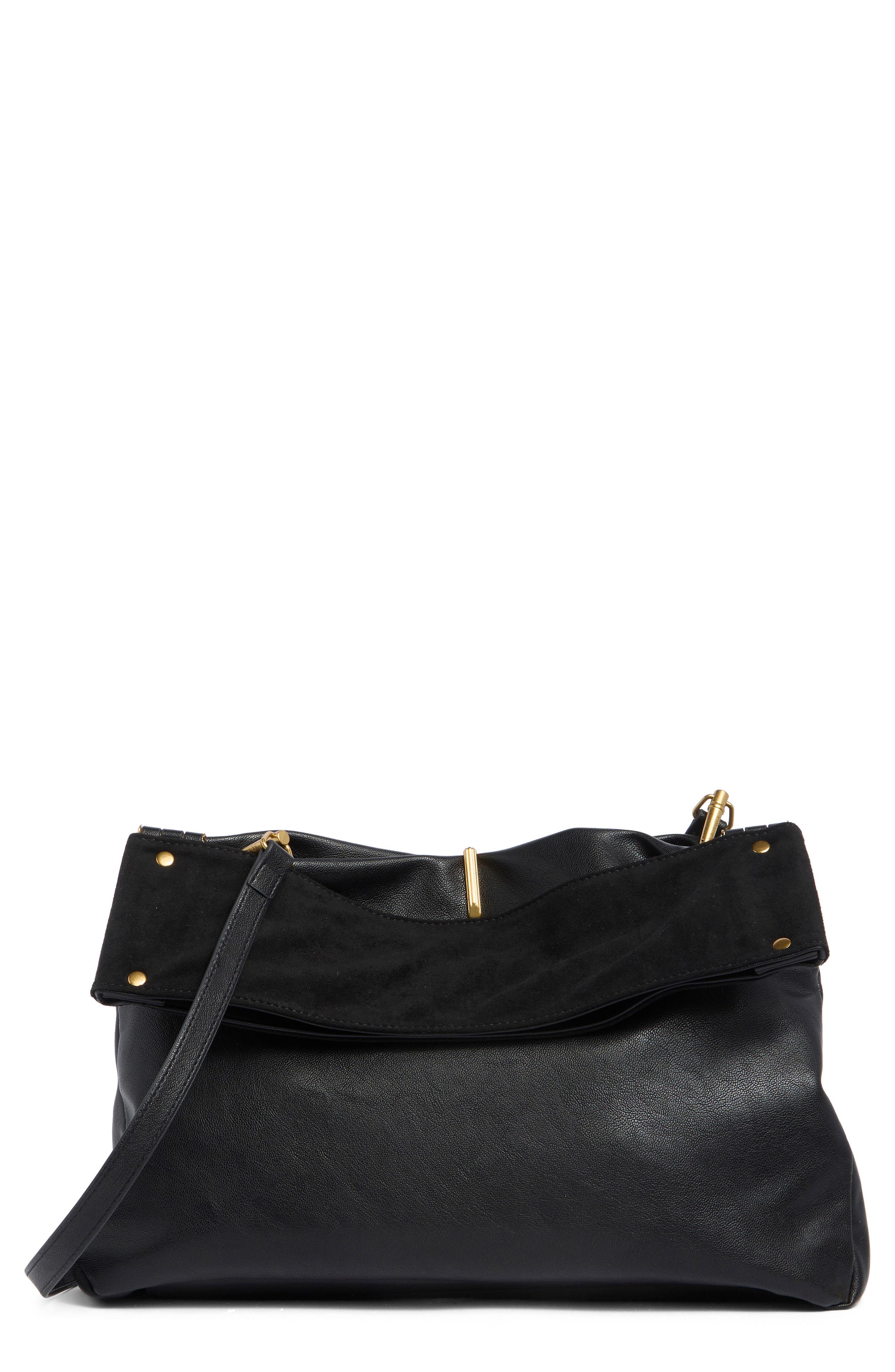 Max Faux Leather Clutch