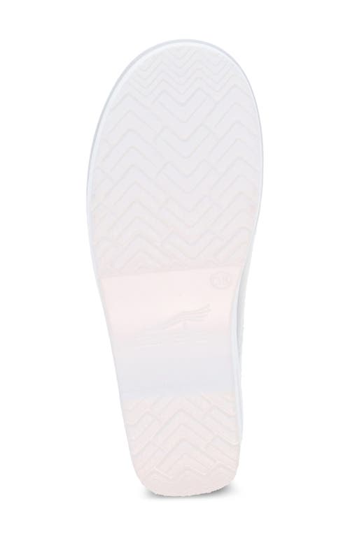 Dansko Sonja Platform Clog In White