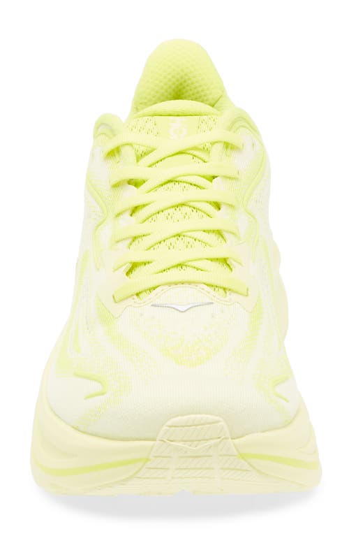 Hoka Clifton 10 Running Shoe In Yellow