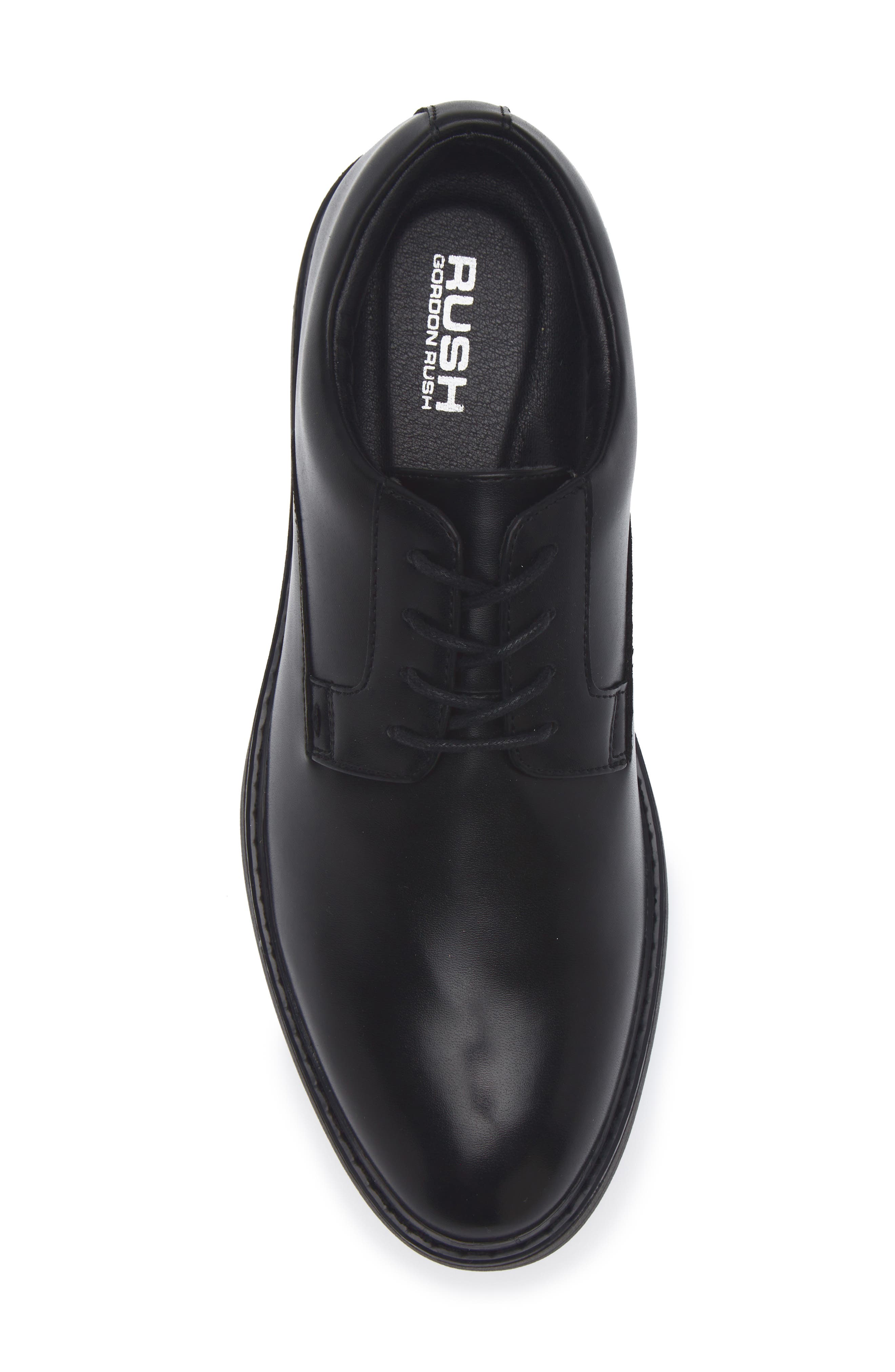 Rush by Gordon Rush Plain Toe Derby, Alternate, color, Black