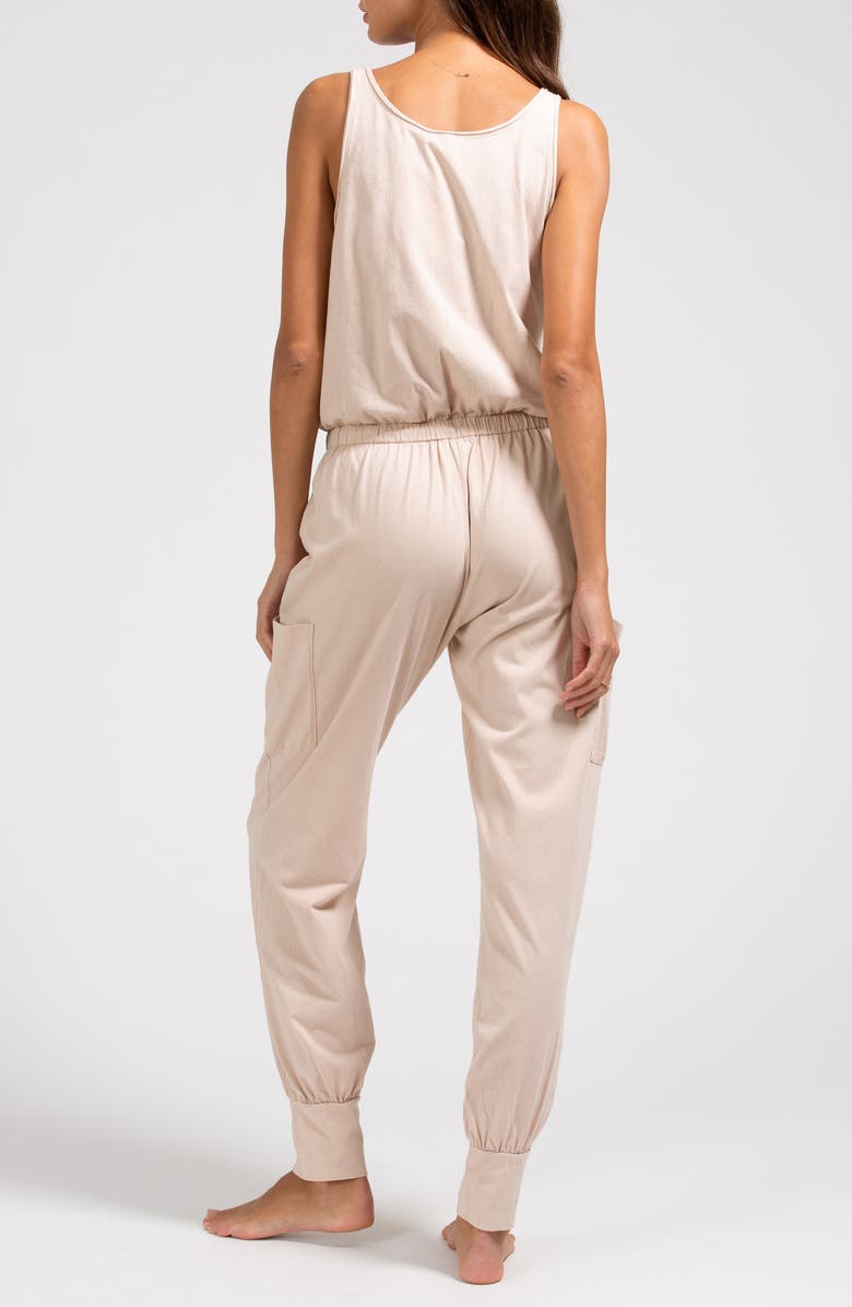 Eberjey Brie Lounge Cargo Jumpsuit, Alternate, color,