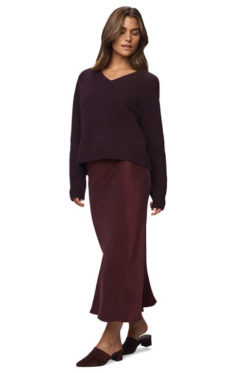 Splendid Melina Relaxed Fit Wool Blend Sweater In Brown