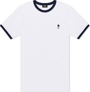Dalix Mens Astronaut Jersey Ringer Tee