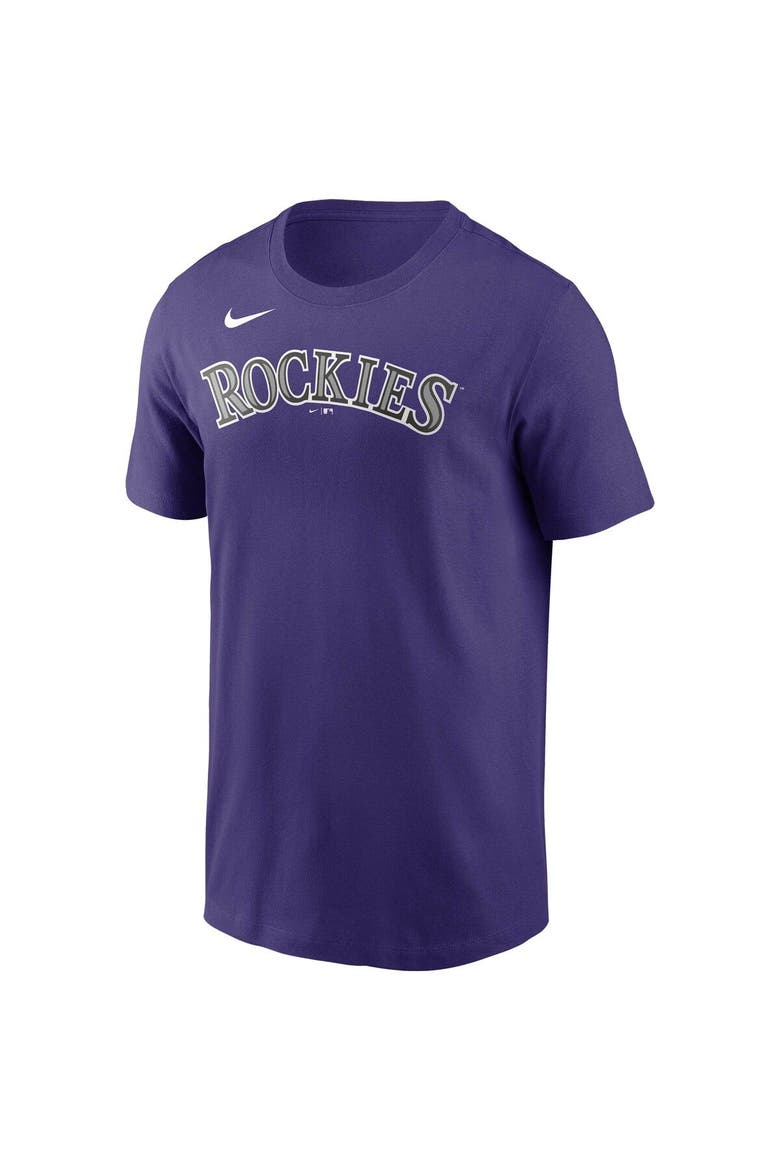 Men's Nike Kris Bryant Purple Colorado Rockies Name & Number T-Shirt, Alternate, color, Purple
