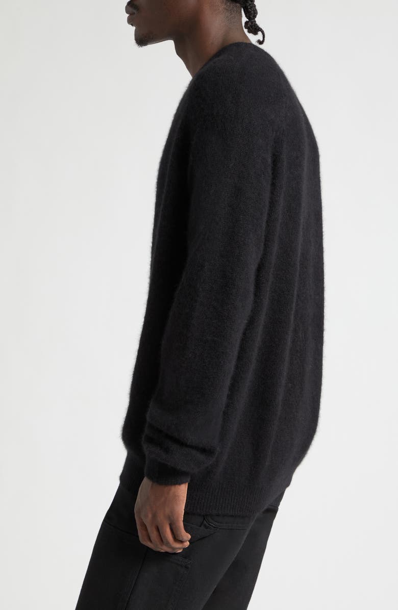 FRENCKENBERGER Cashmere Crewneck Sweater, Alternate, color, Black