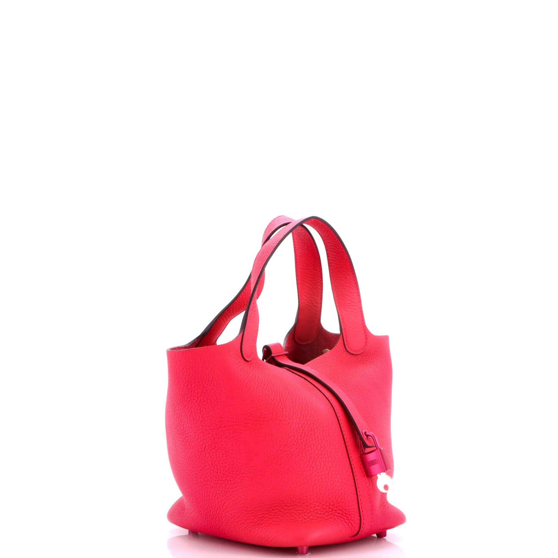 Monochrome Picotin Lock Bag Clemence PM, Alternate, color, Pink