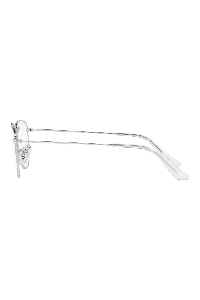 Elon 47mm Irregular Optical Glasses, Alternate, color, SILVER