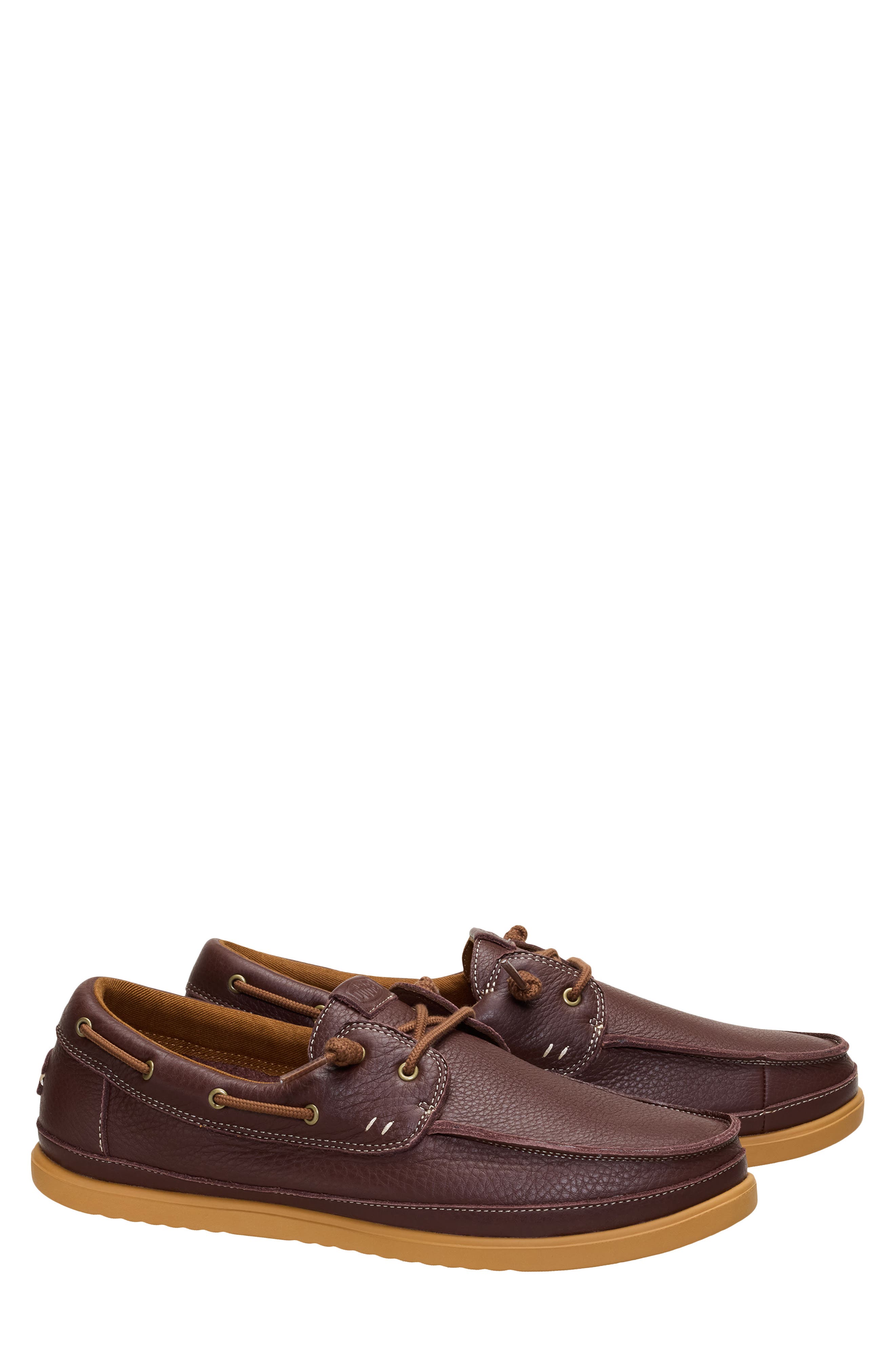Hey Dude Harbor Lo Boat Shoe, Alternate, color, Shaved Brown/ Robe Brown
