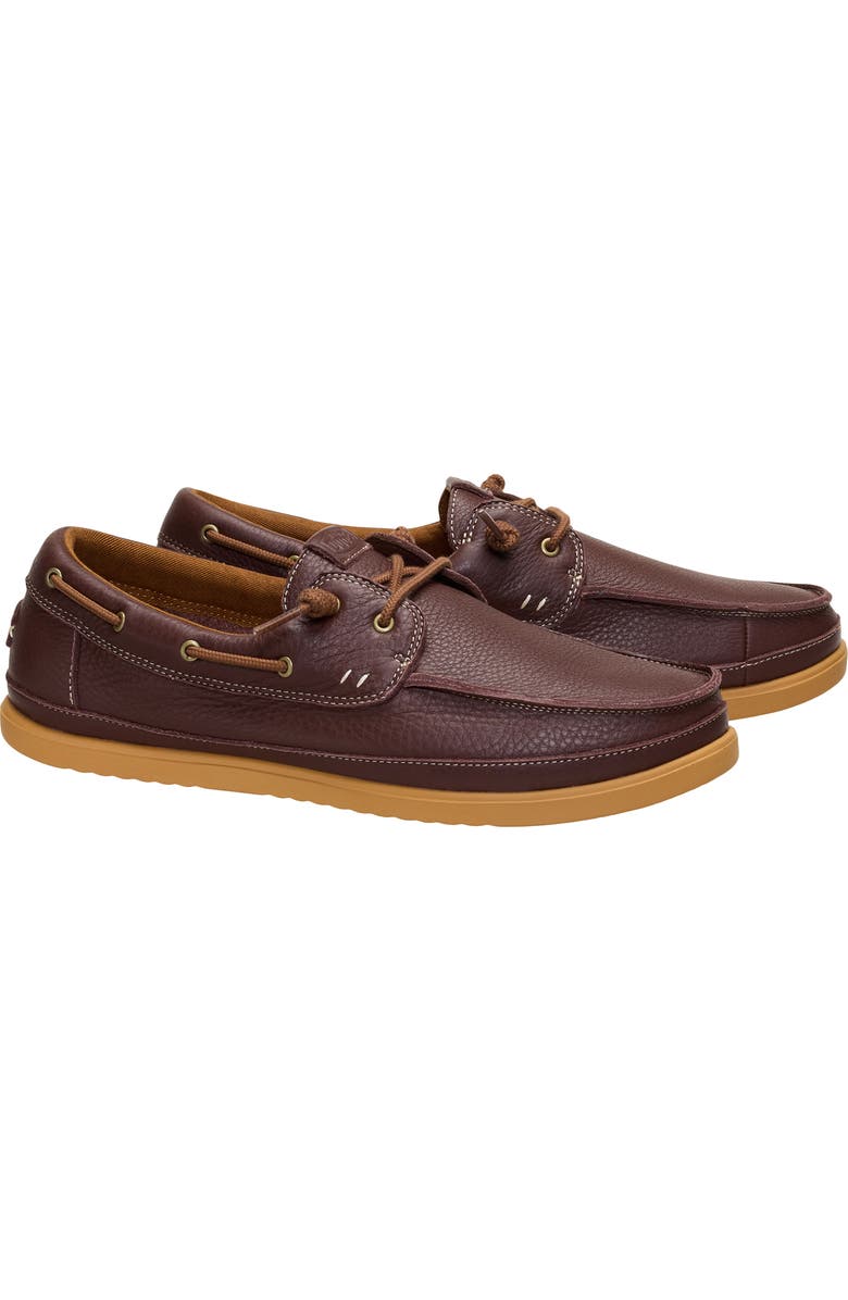 Hey Dude Harbor Lo Boat Shoe, Alternate, color, Shaved Brown/ Robe Brown