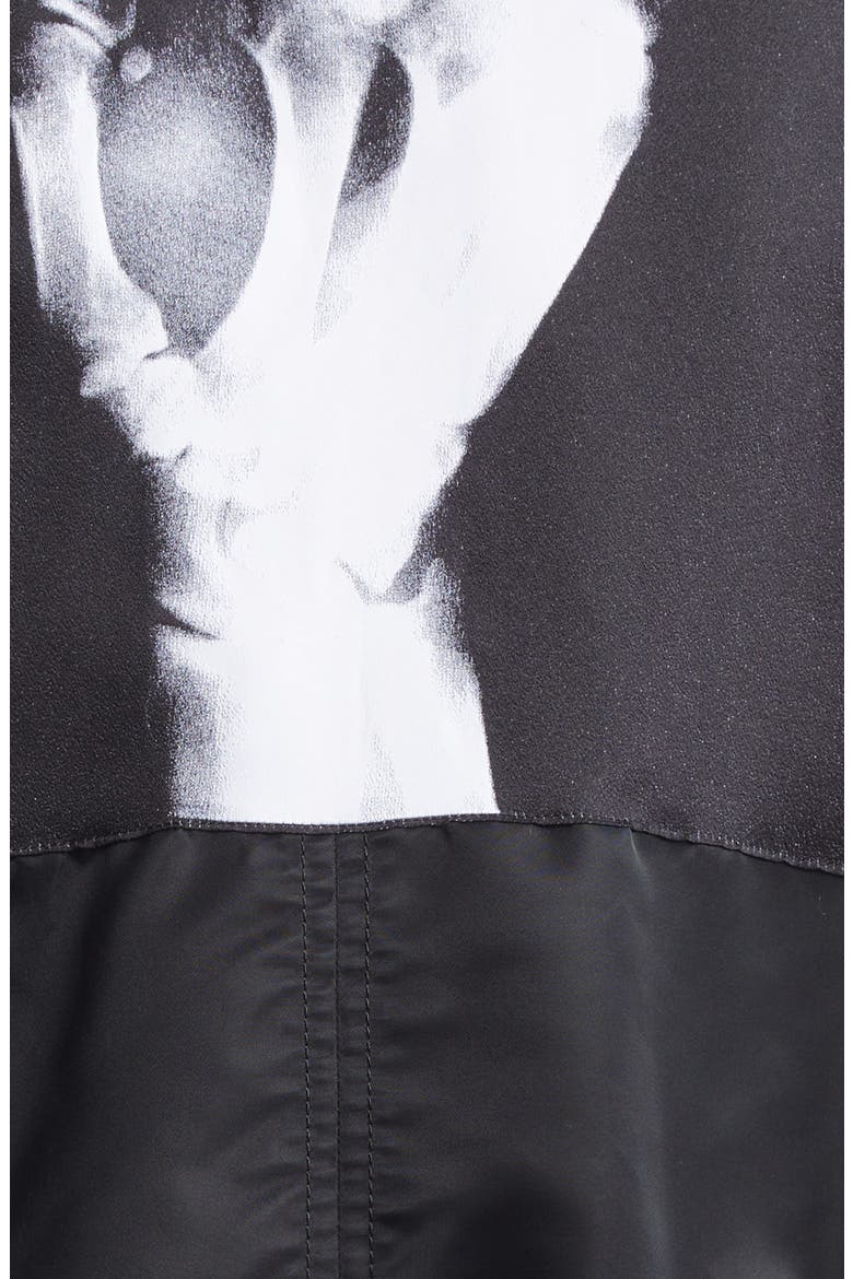 Faust Blouson Jacket, Alternate, color, BLACK