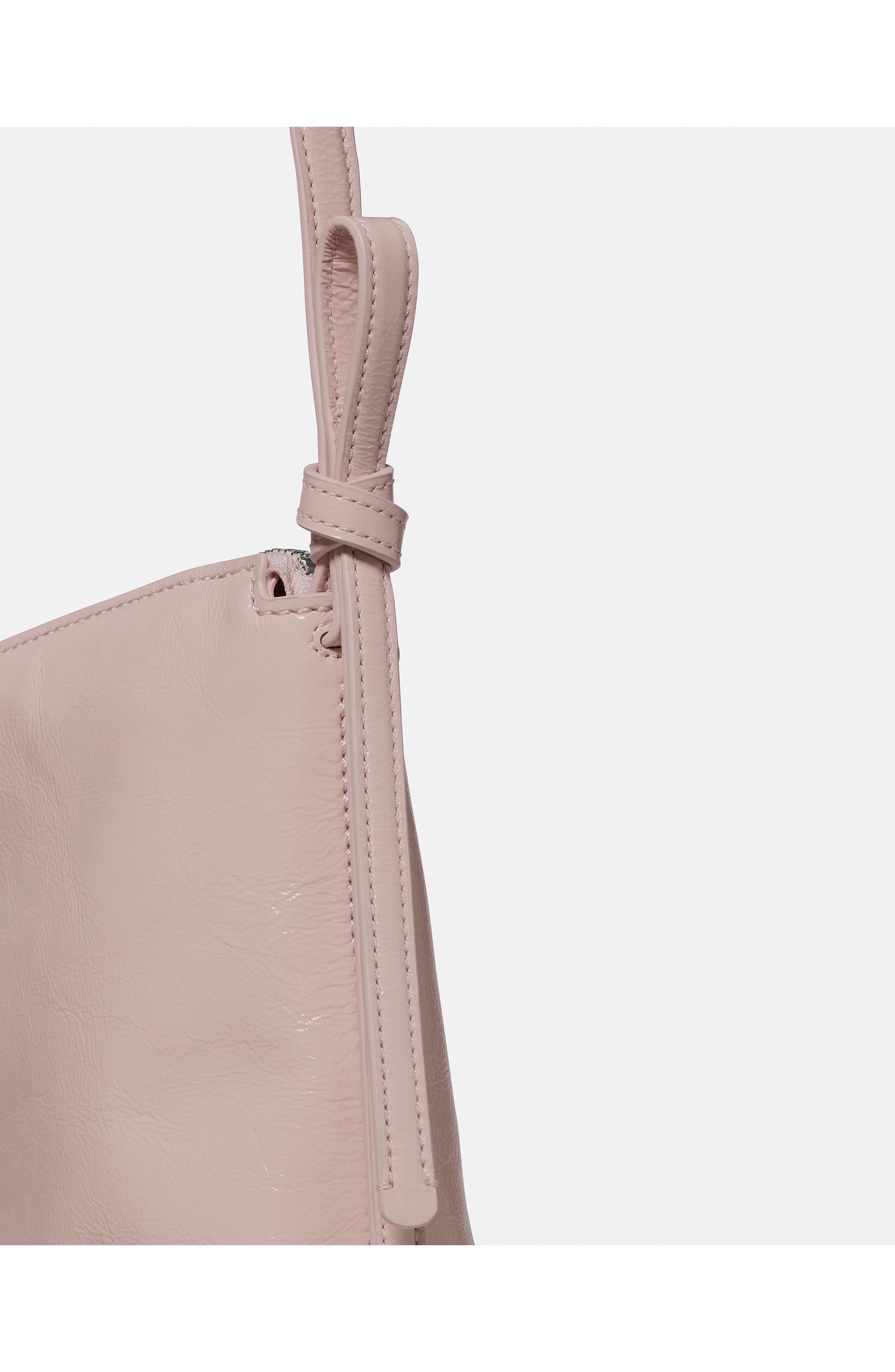 Kate Spade New York large loop crinkle patent leather shoulder bag, Alternate, color, 