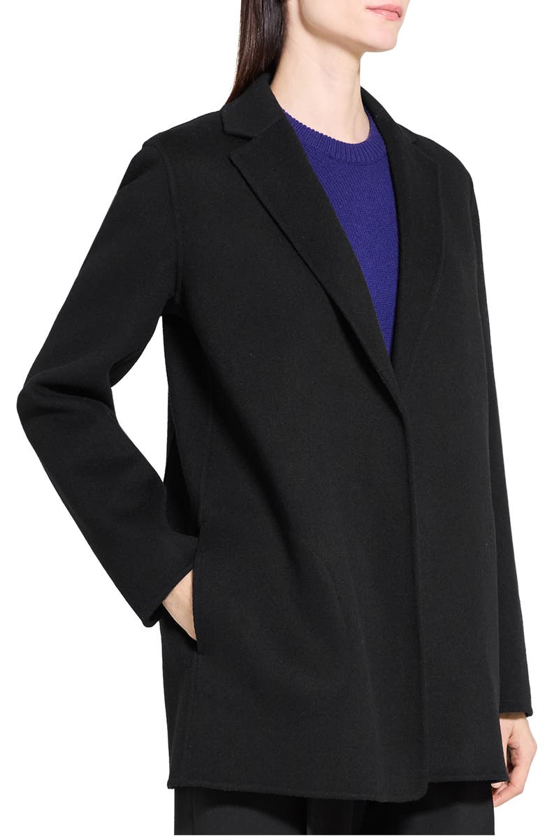 Theory Clairene Wool & Cashmere Jacket, Alternate, color, Black - 001