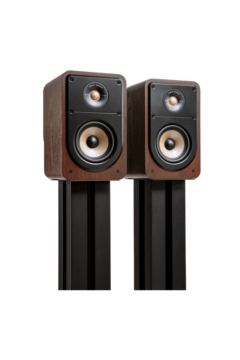 Signature Elite ES15 Compact Bookshelf Speakers - Pair, Alternate, color, Walnut