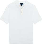 Scott Barber Solid Bouclé Polo