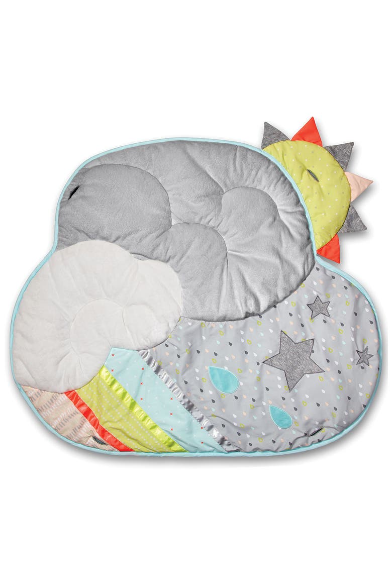 Silver Lining Cloud Activity Gym, Alternate, color, WHITE