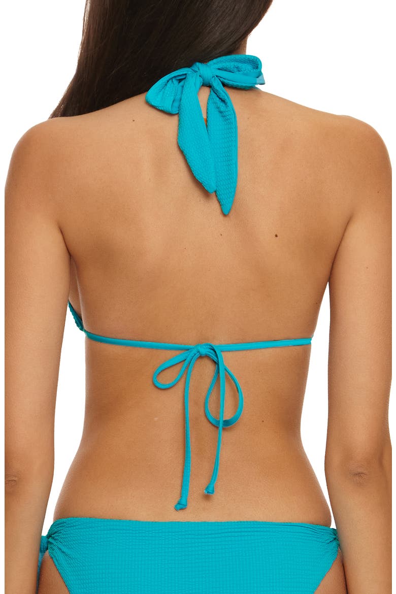 Nashville Triangle Bikini Top, Alternate, color, TURQUOISE