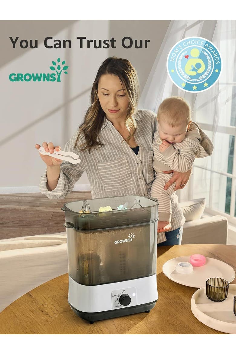 Bottle Sterilizer and Dryer, Alternate, color, Brown