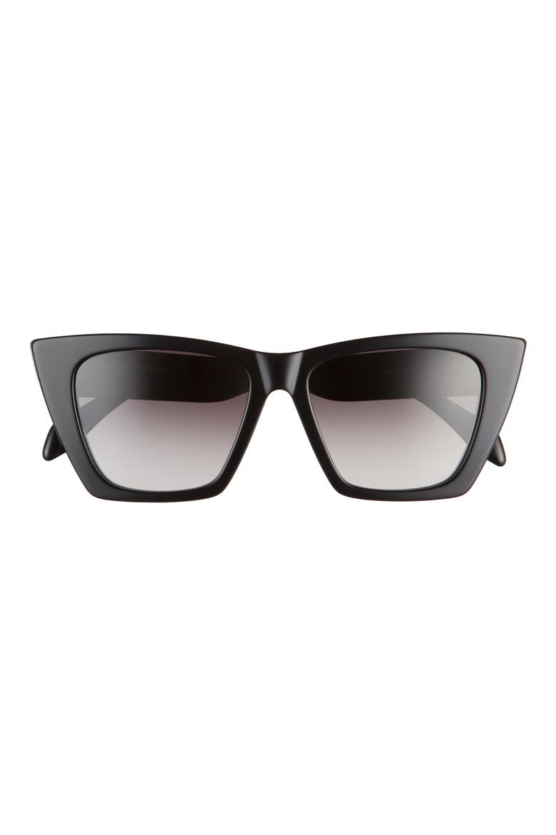 Alexander McQueen 54mm Gradient Cat Eye Sunglasses video