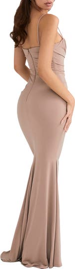 Milena Jersey Corset Maxi Dress