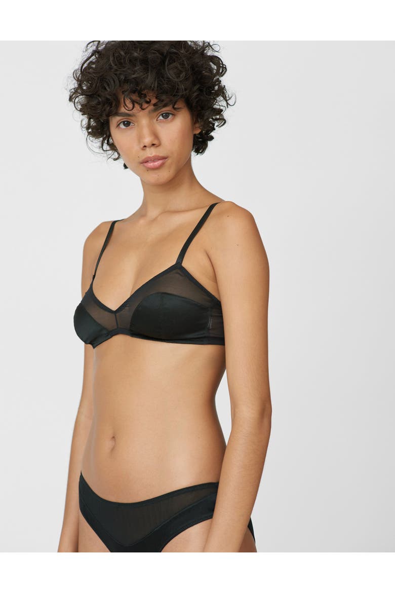 Beatrice Bralette, Alternate, color, Black