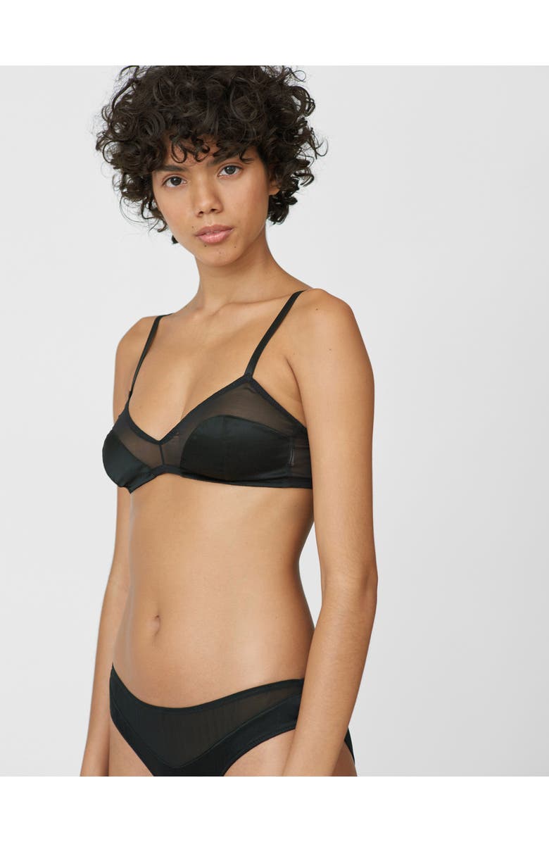 Araks Beatrice Bralette Lavender, Alternate, color, Black