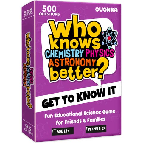 Who Knows Better? Trivia Card Games for Kids & Family