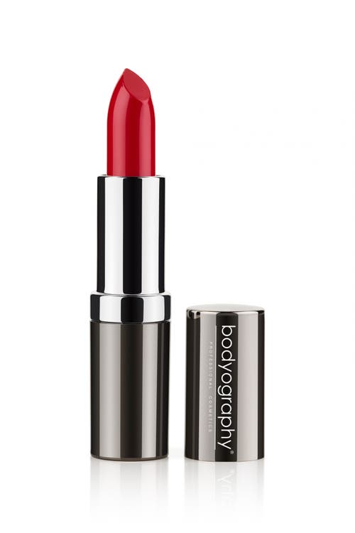 Bodyography Lipstick Sorbet -purple Frost (shimmer) 0.13oz In Red China -bright Red (cream)