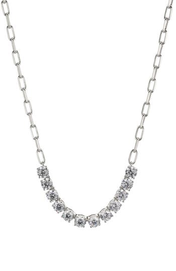 NADRI NADRI ZOE CUBIC ZIRCONIA FRONTAL NECKLACE